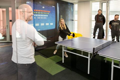 Tafeltennis op kantoor in Utrecht